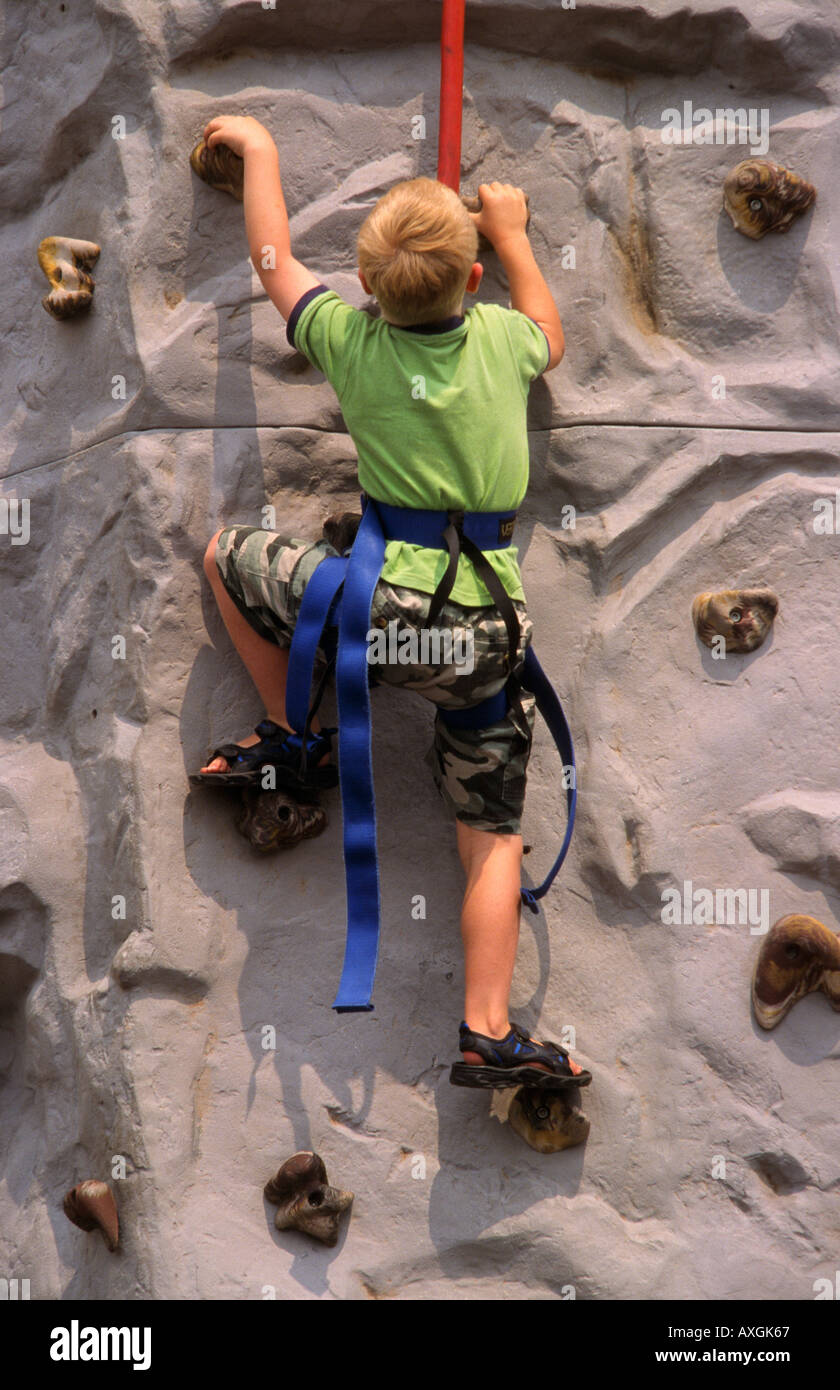 Rock climbing wall, Melbourne, Australia Stock Photo Alamy