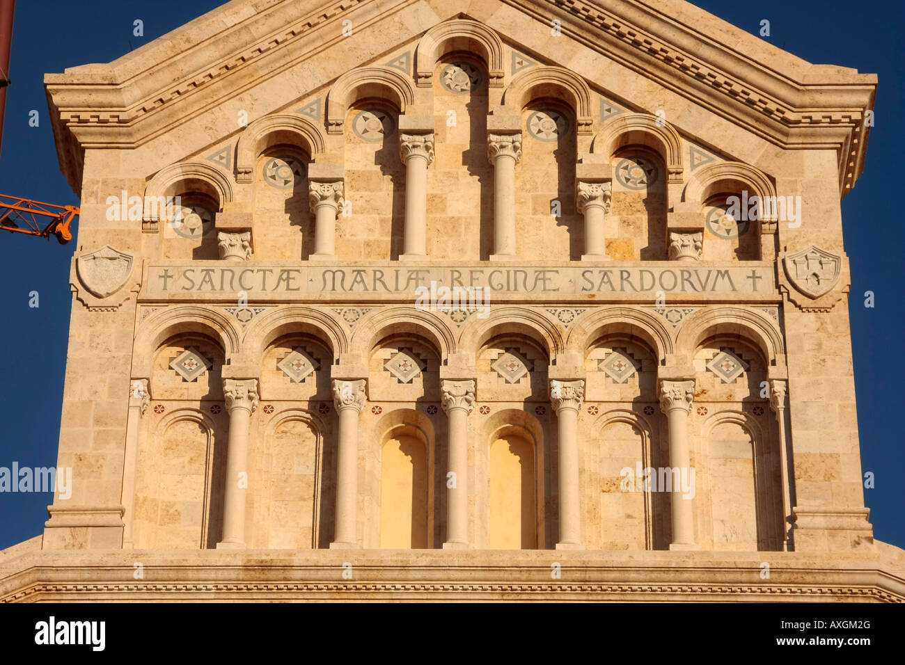 The cathedral of Cagliari (Church Santa Maria di Castello) Cagliari, Sardinia, Italy, Europe Stock Photo