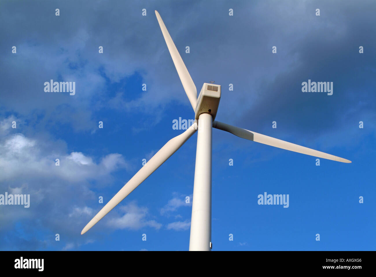 windmill on the canary islands Windkraftanlage auf teneriffa Stock Photo