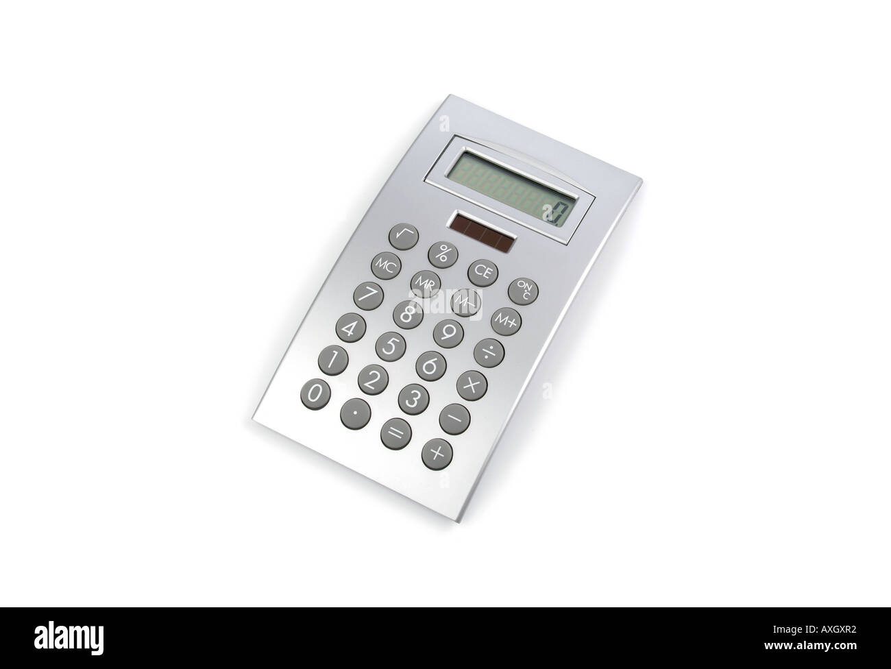 calculator Taschenrechner Stock Photo
