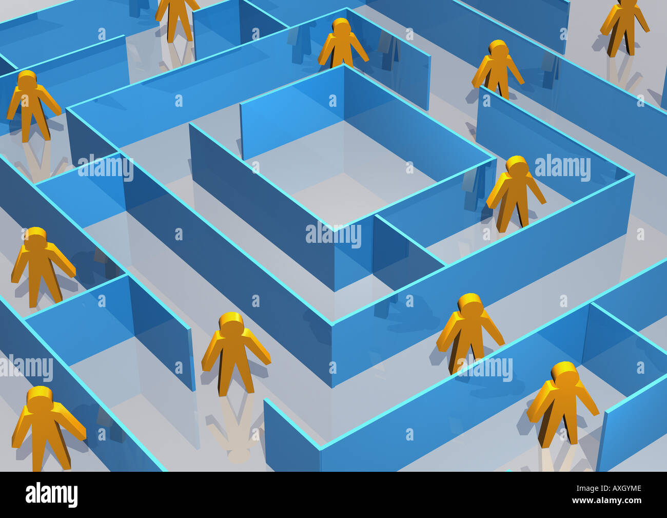 maze Labyrinth Stock Photo