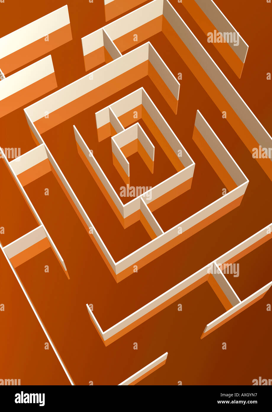 maze Labyrinth Stock Photo
