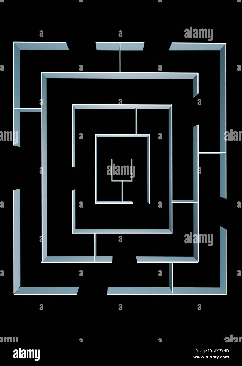 maze Labyrinth Stock Photo