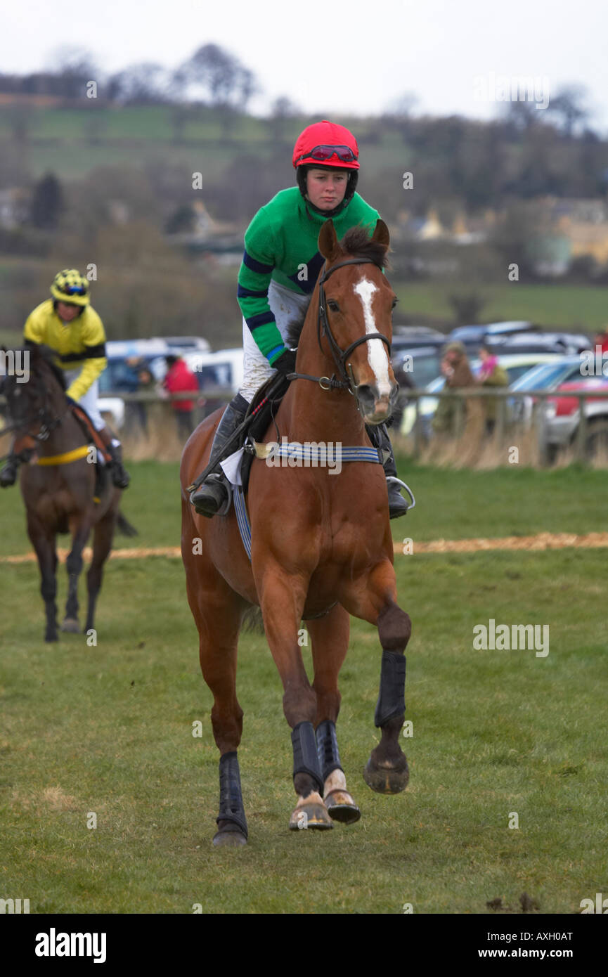 Paxford, north cotswold point to point Stock Photo Alamy