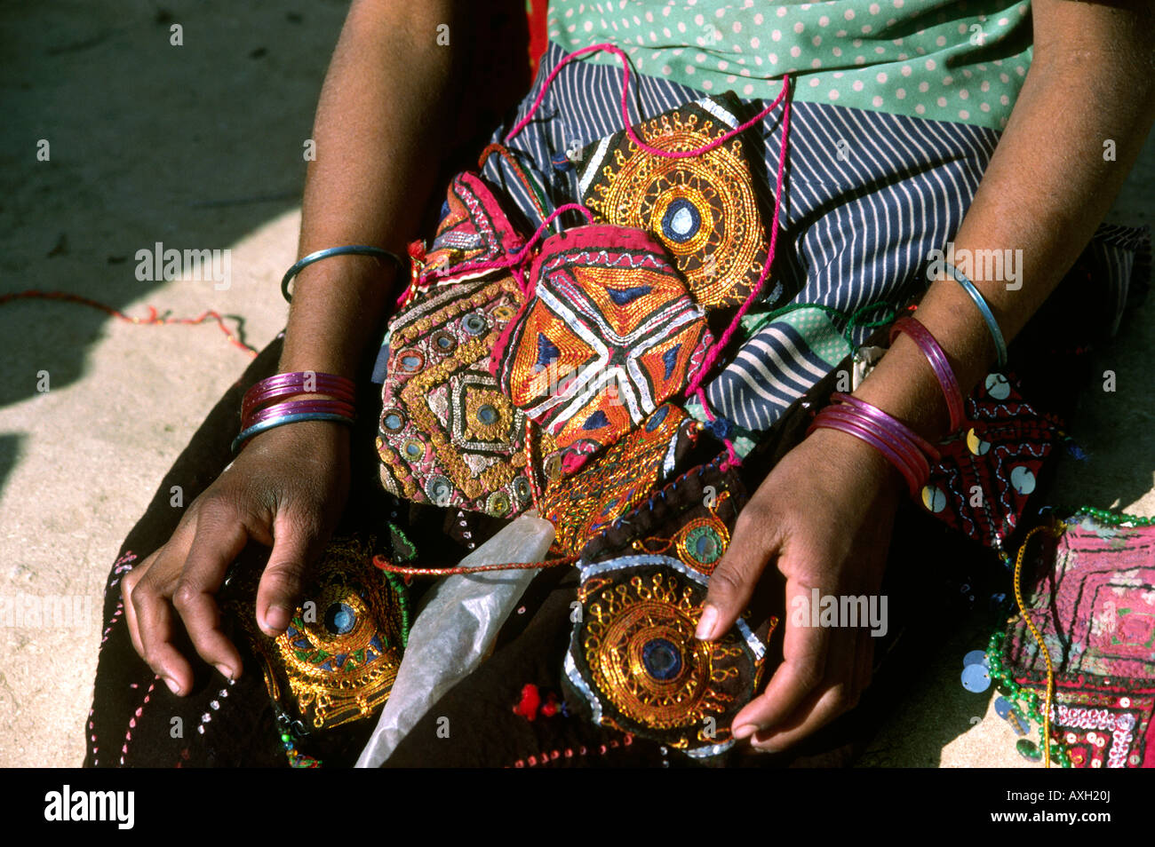 Handmade Bohemian Embroidered Indian Handbag Purse Bag Sling