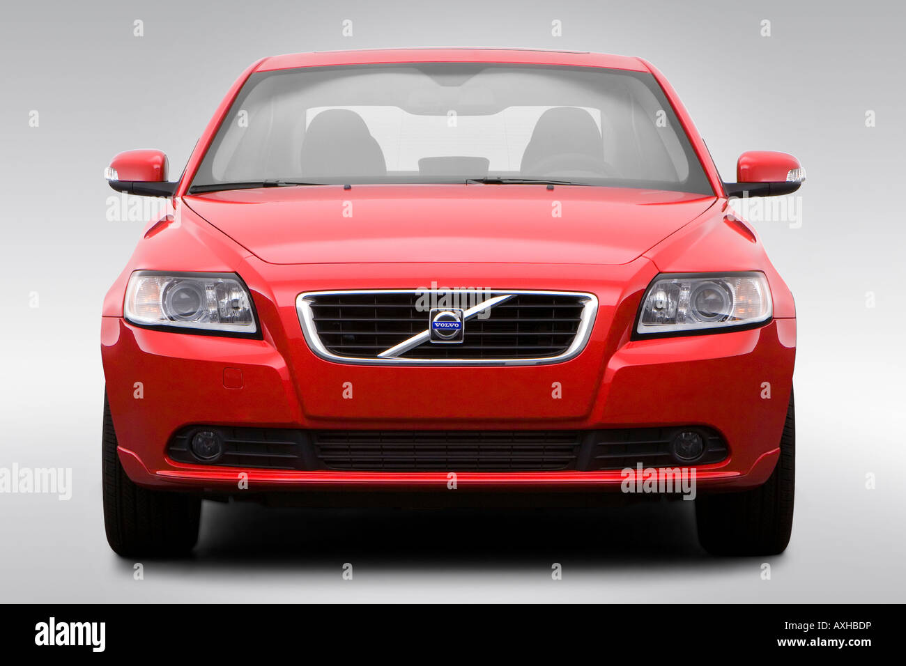 2008 Volvo S40 T5 in Red - Low/Wide Front Photo - Alamy