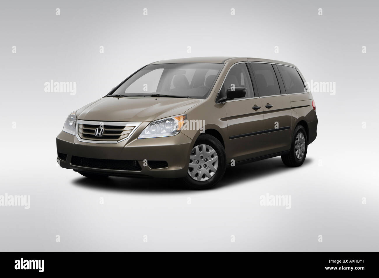 2008 Honda Odyssey LX in Beige Front angle view Stock Photo Alamy