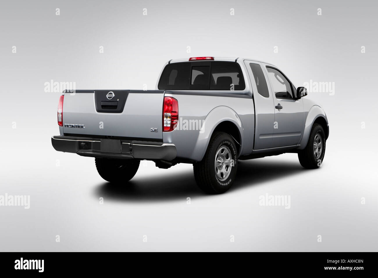 2008 Nissan Frontier SE in Gray - Rear angle view Stock Photo - Alamy