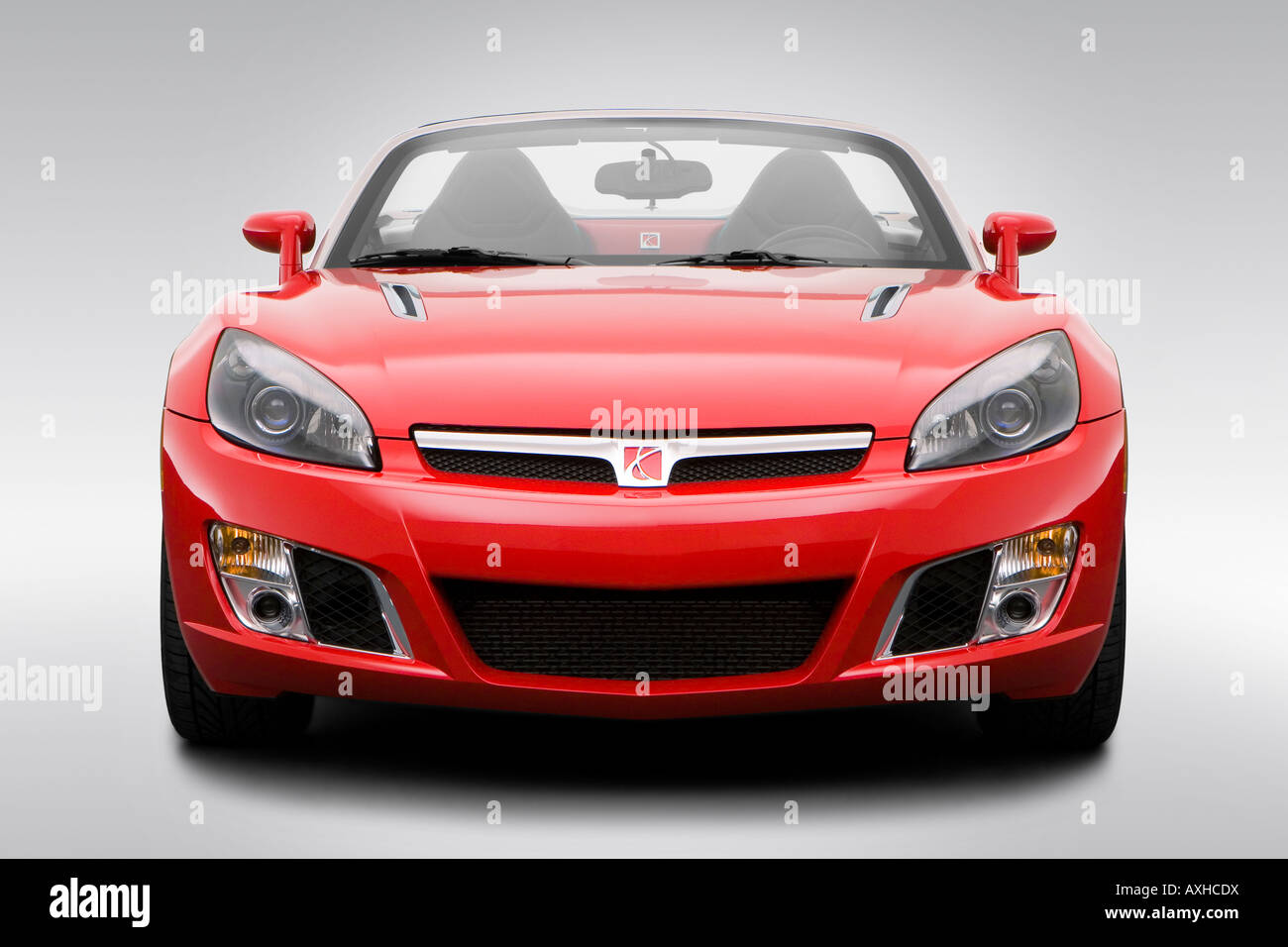 2008 Saturn Sky Line in Red - Low/Wide Front Stock Photo - Alamy
