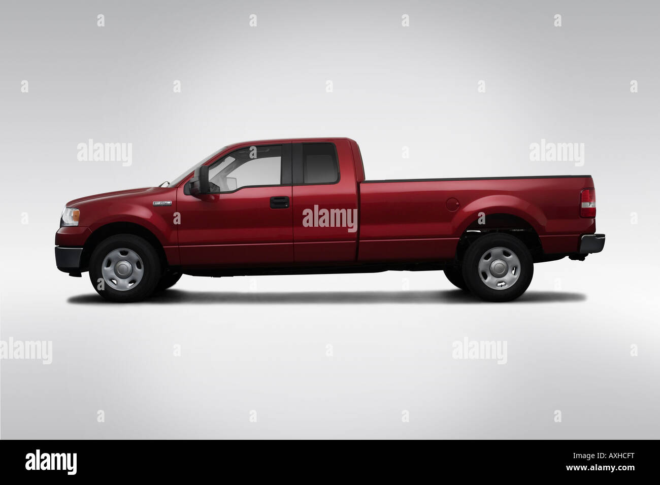 2008 Ford F 150 Xlt In Red Drivers Side Profile Stock