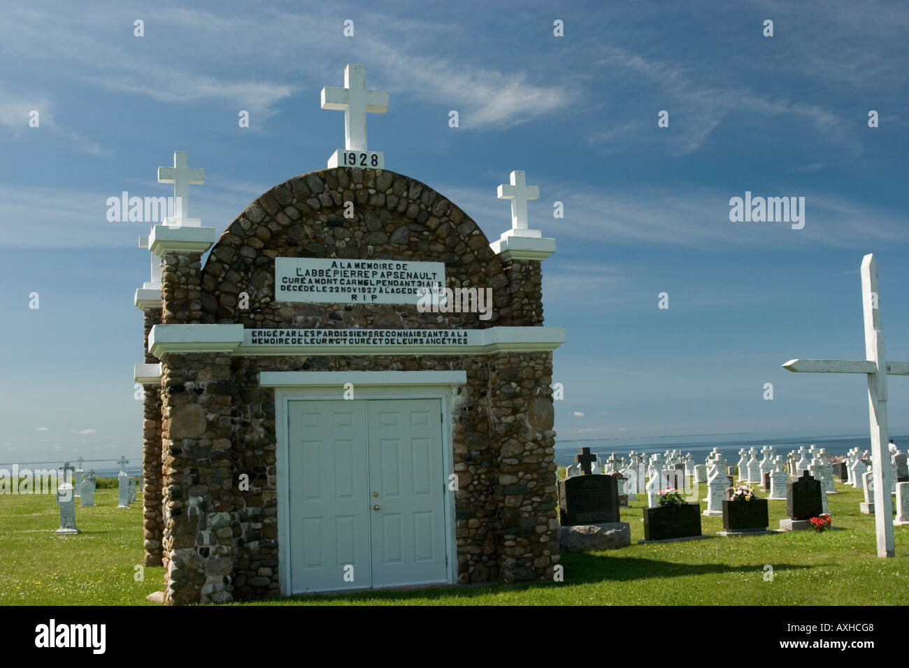 Acadian Canada Cemetery Prince Edward Island PEI Stock Photo Alamy