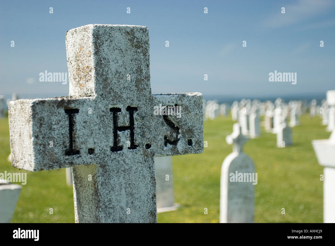 Acadian Canada Cemetery Prince Edward Island PEI Stock Photo Alamy