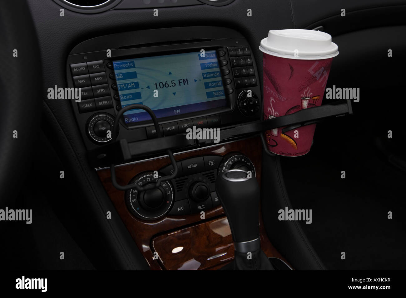 2008 MercedesBenz SLClass SL55 AMG in Black Cup Holder with Prop