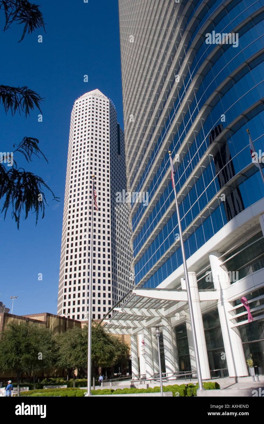 Stunning buildings in Downtown Houston Texas TX USA Stock Photo - Alamy
