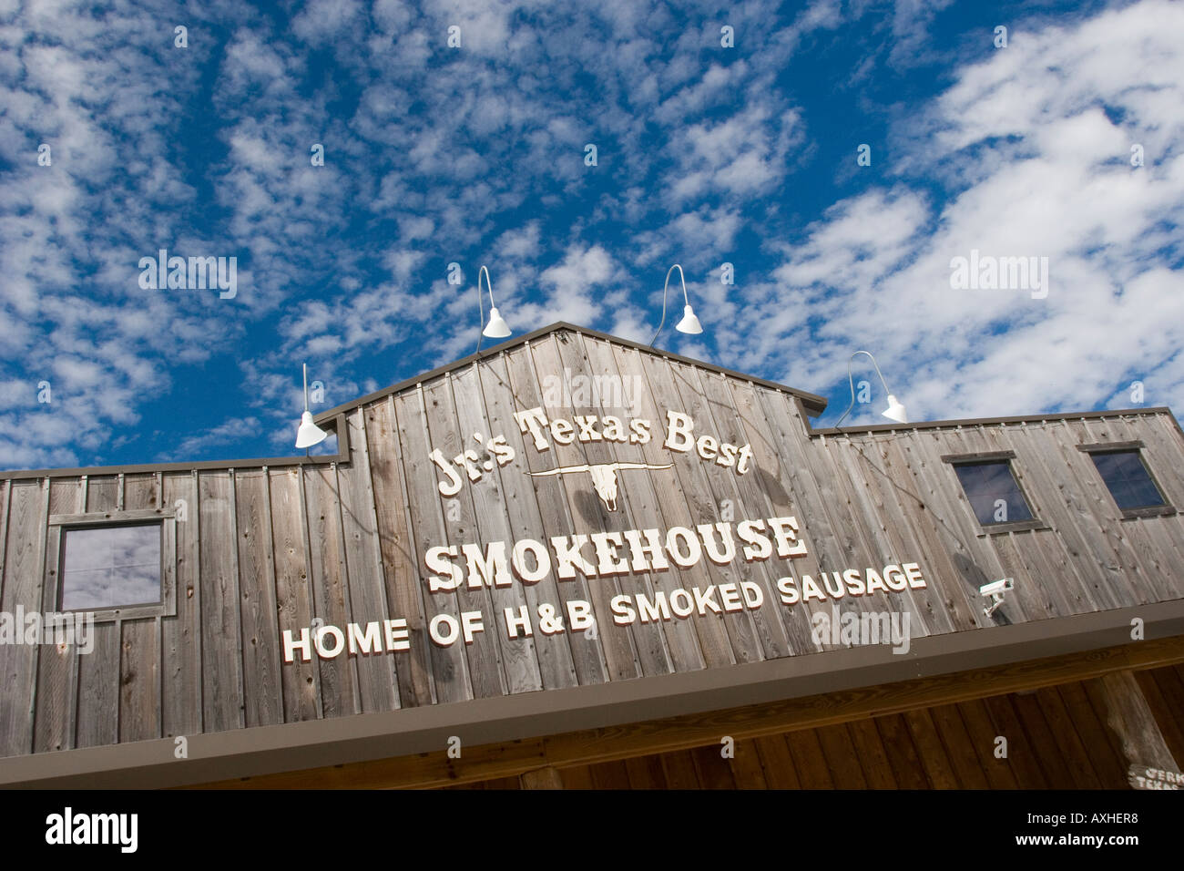 Jr's Texas best Smokehouse, home of H&B smoked sausage near Houston