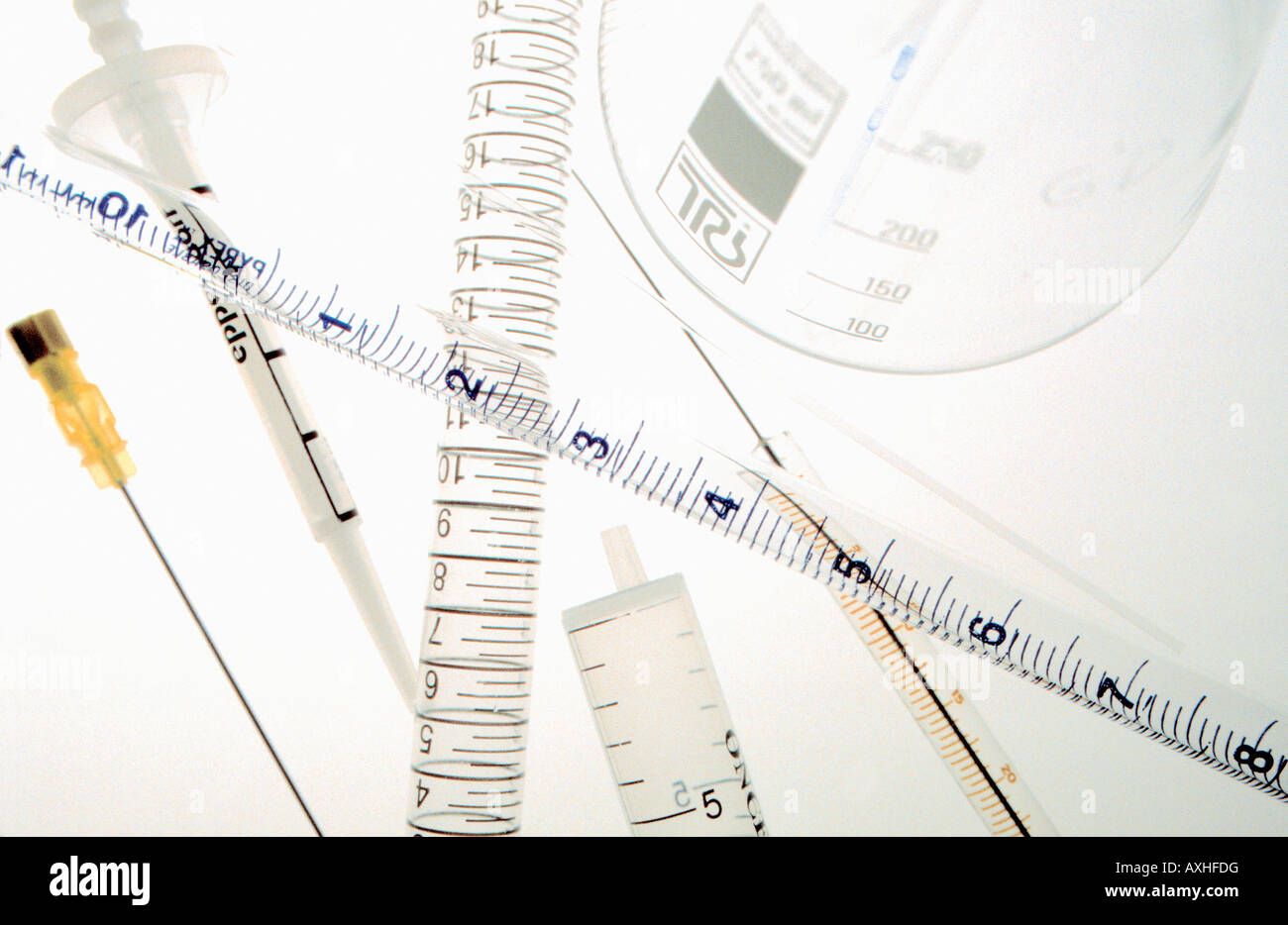 syringe container used in biochemistry Stock Photo Alamy