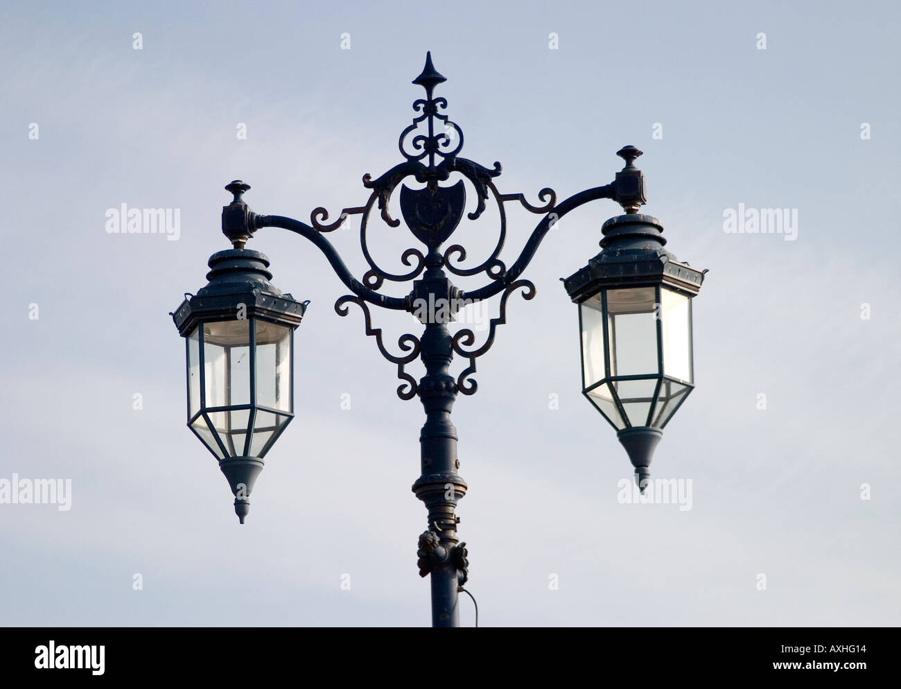 Cast Iron Street Lights Stock Photo - Alamy