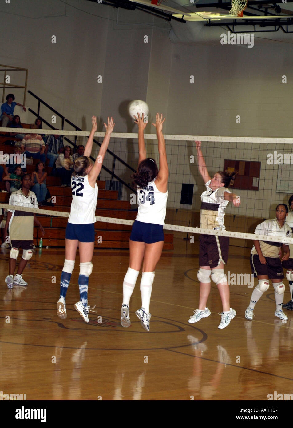 High school volleyball girls hires stock photography and images Alamy
