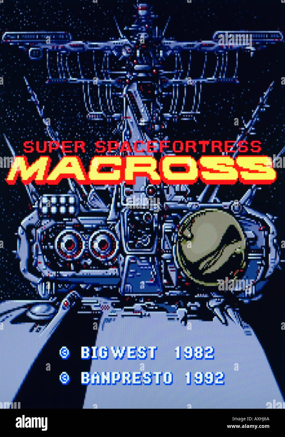 Super Spacefortress Macross Big West Banpresto 1992 Vintage