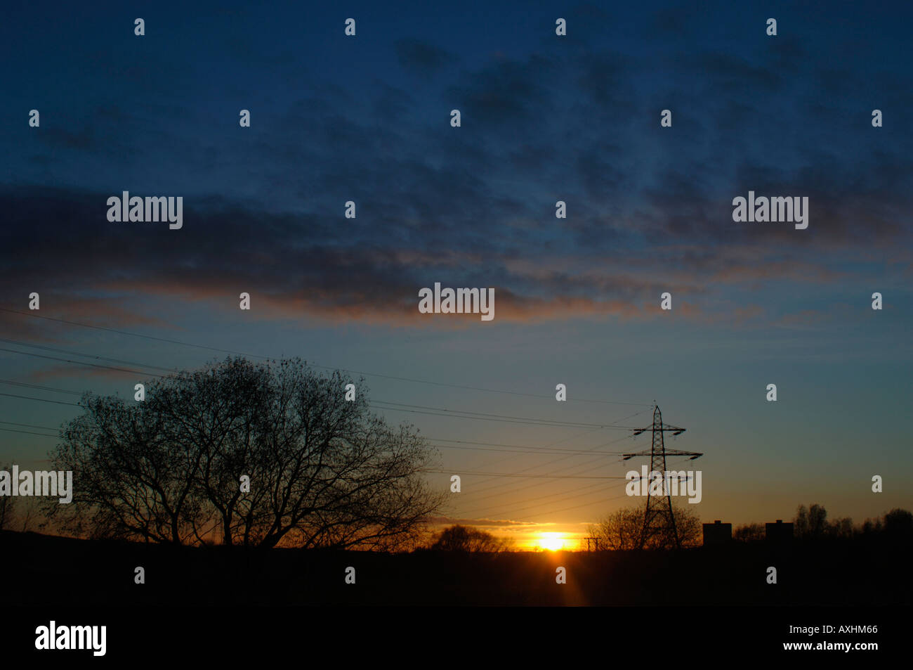 Sunset mild colors hi-res stock photography and images - Alamy