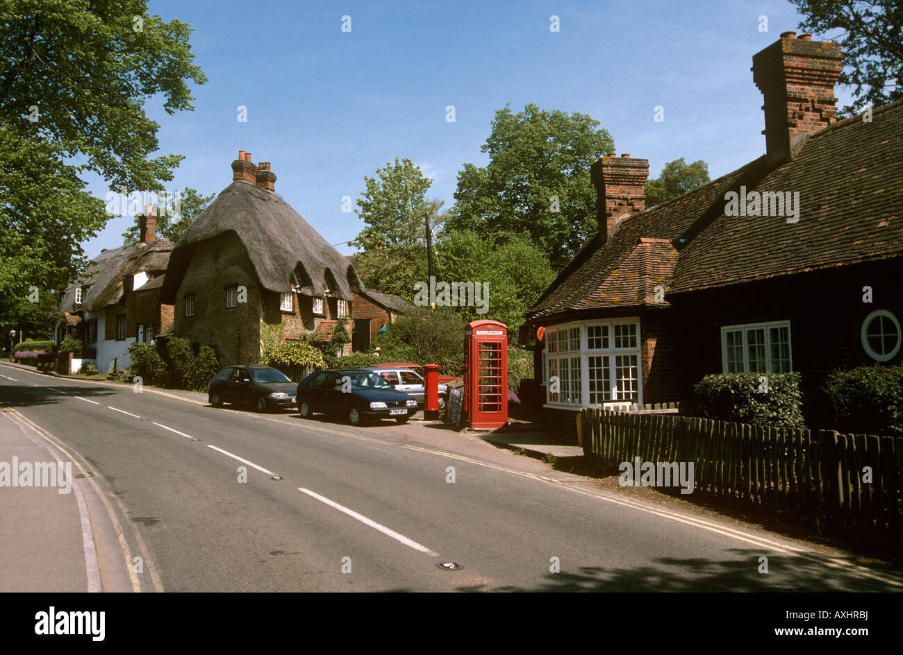 UK England Oxfordshire Clifton Hampden village centre Stock Photo
