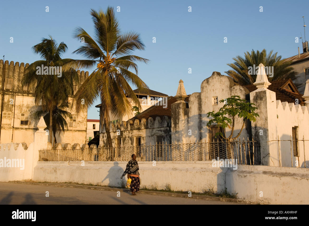 Tanzania Zanzibar Stone Town the Palace Museum was built in the late ...