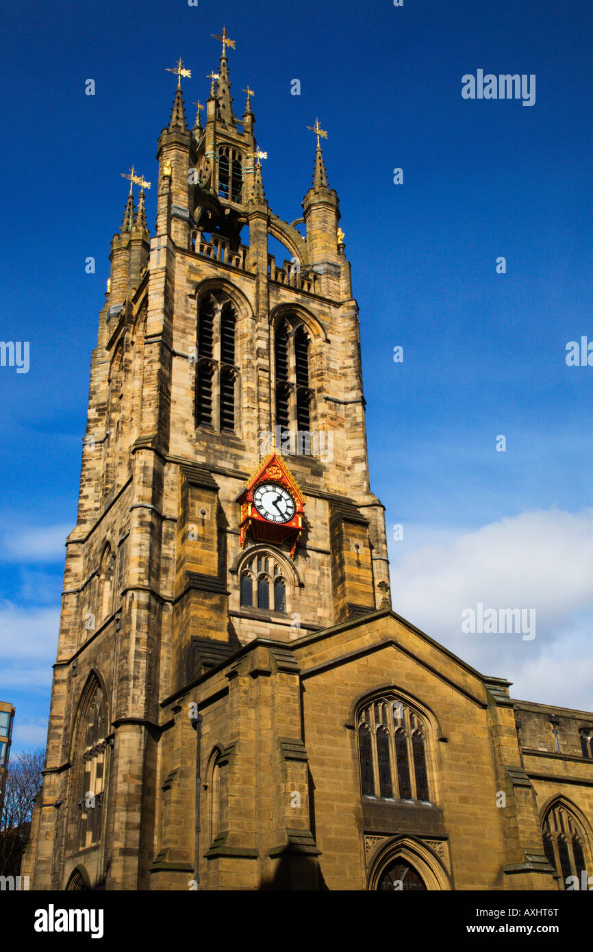 Cathedral Church of St Nicholas Newcastle Upon Tyne England Stock Photo