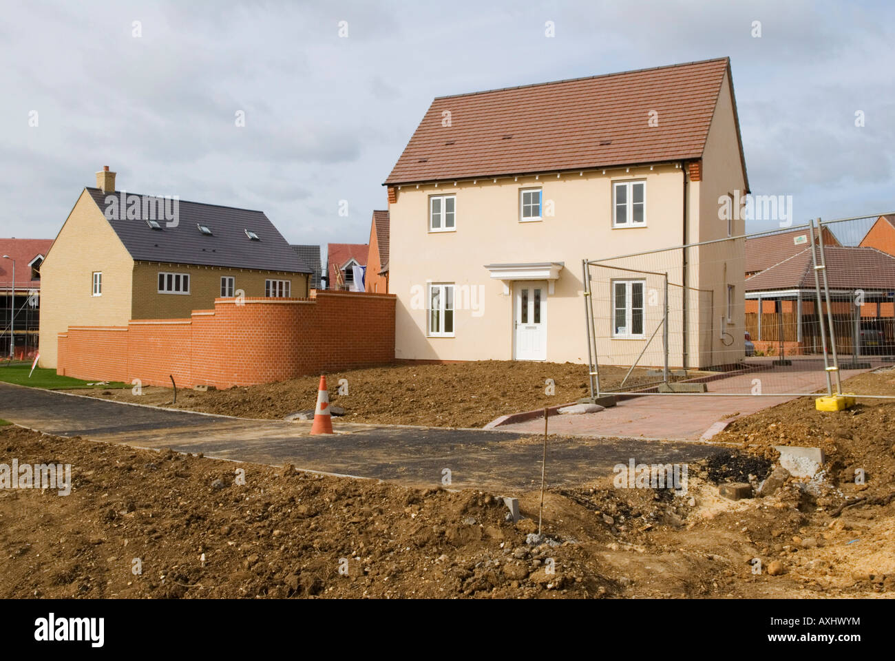 Executive new housing estate, Foresthall Park. Near Stortford