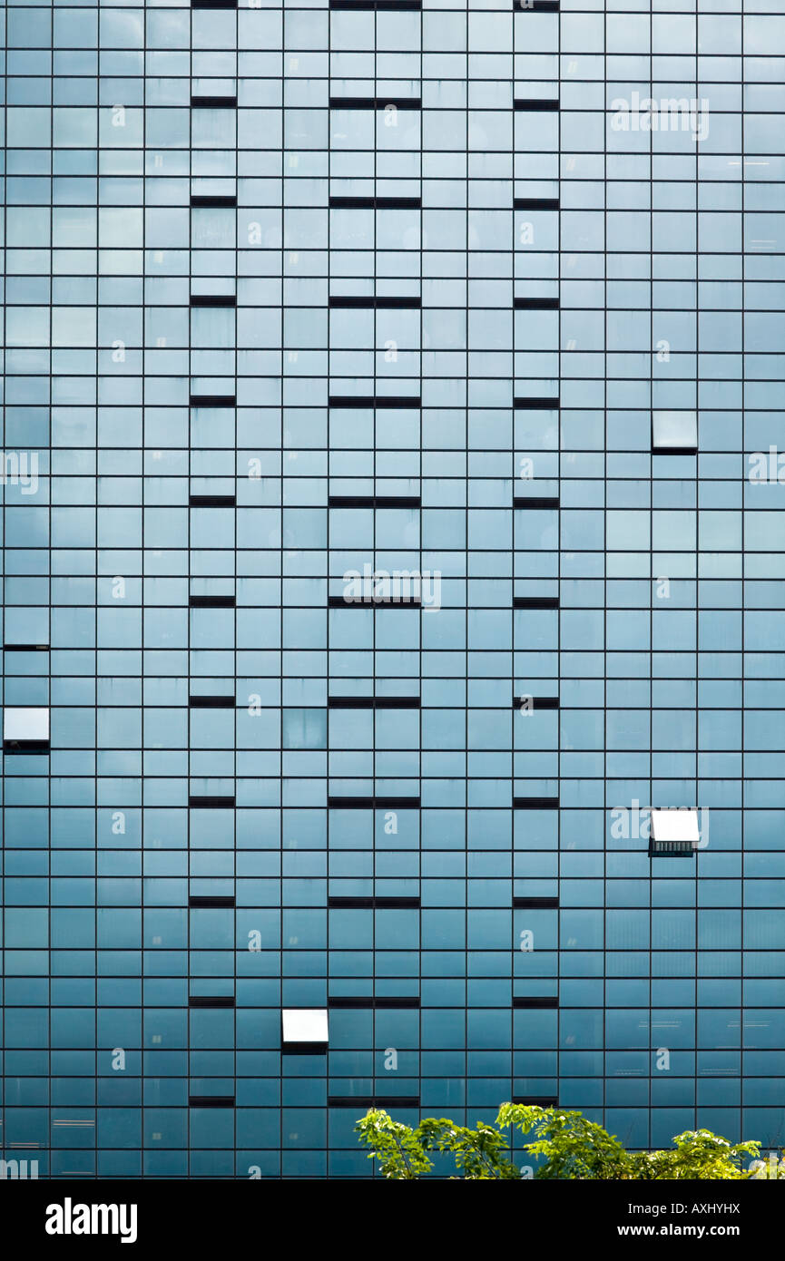 highrise windows open air Stock Photo