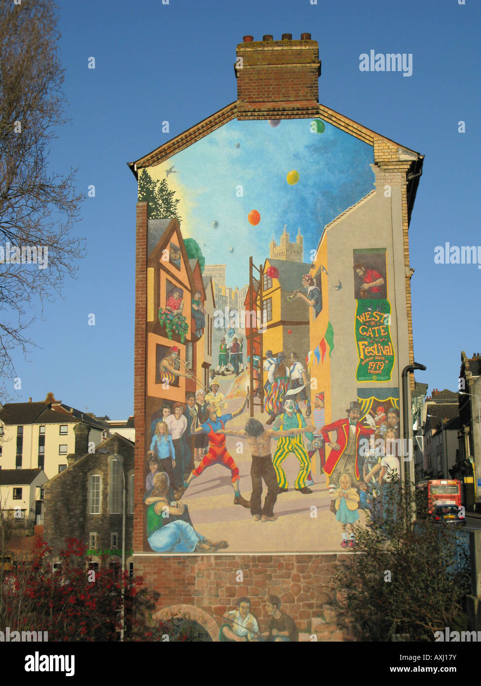 Exeter wall mural hires stock photography and images Alamy