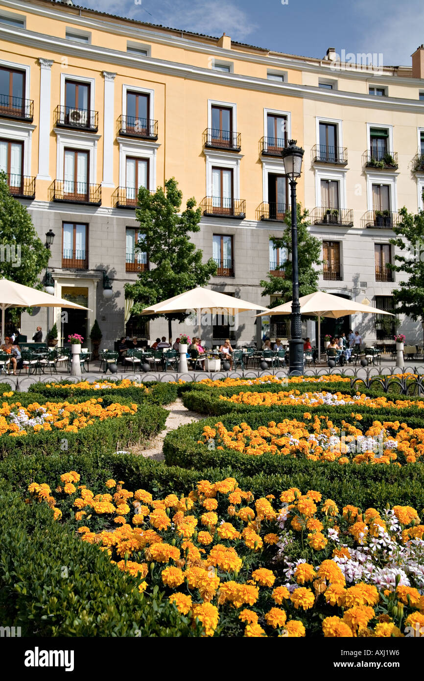 Plaza Oriente, central Madrid, Spain Stock Photo