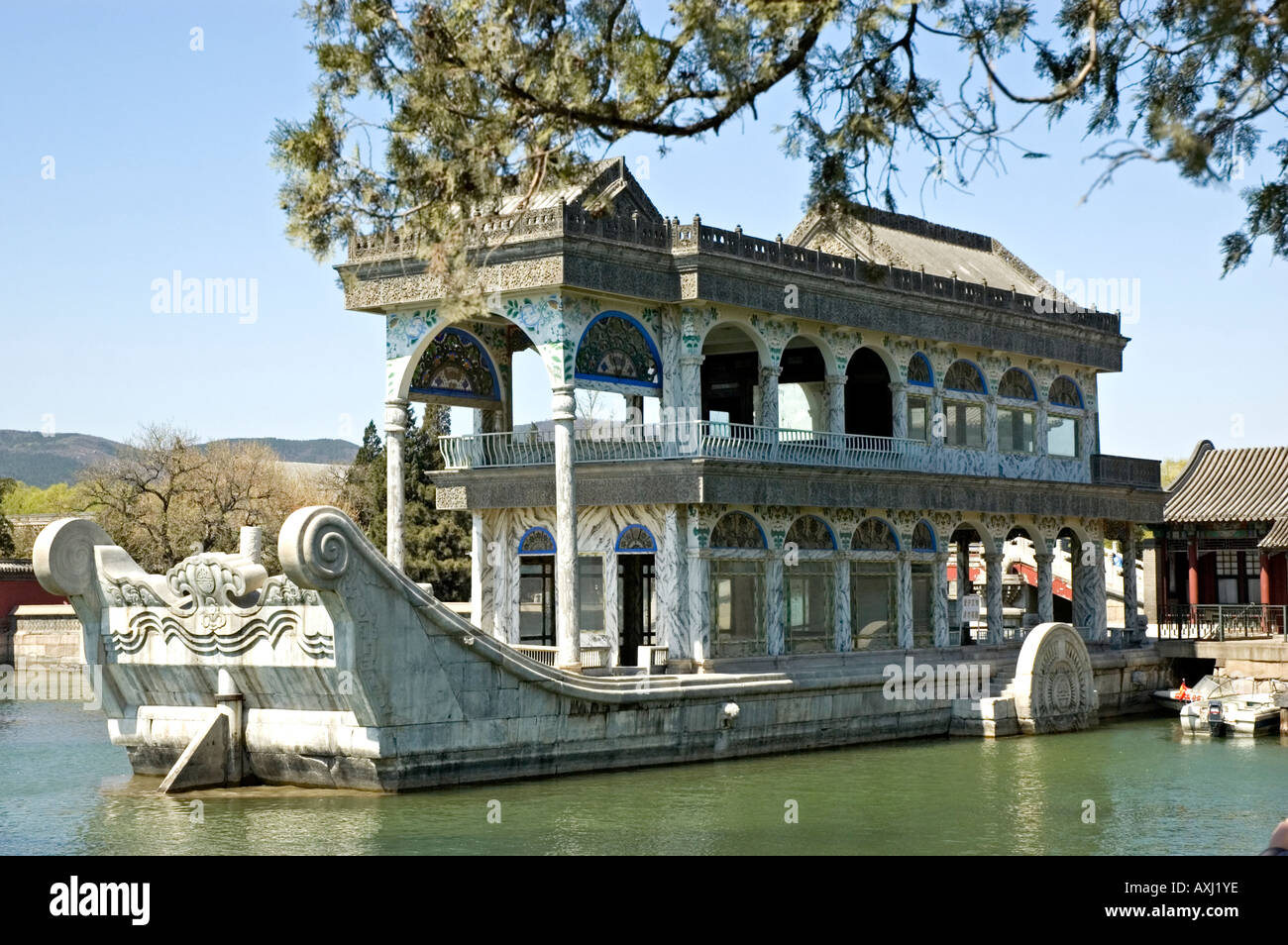 The Marble Boat was first erected in 1755 during the reign of the