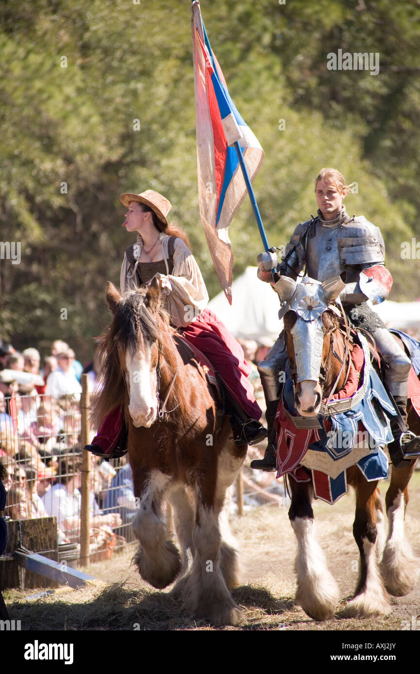 Renaissance Fair Jousting Stock Photos & Renaissance Fair Jousting