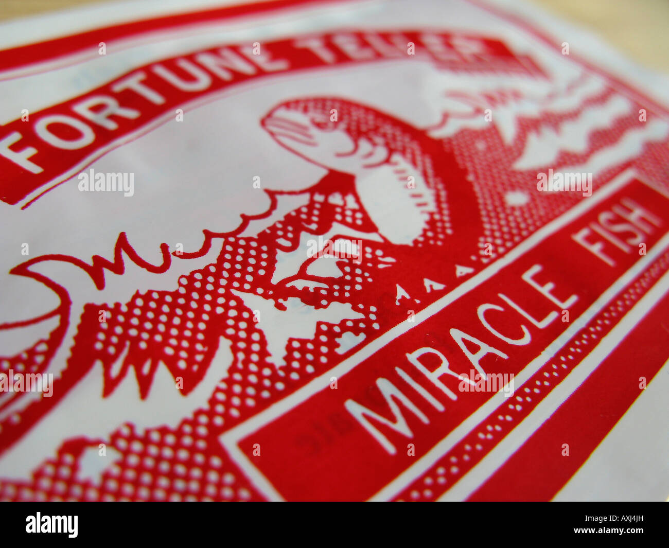 miracle fish fortune telling fish envolope Stock Photo Alamy