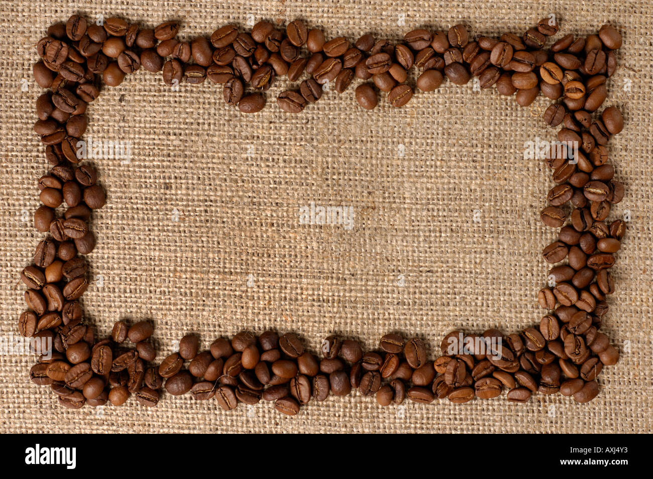 Coffee frame Stock Photo