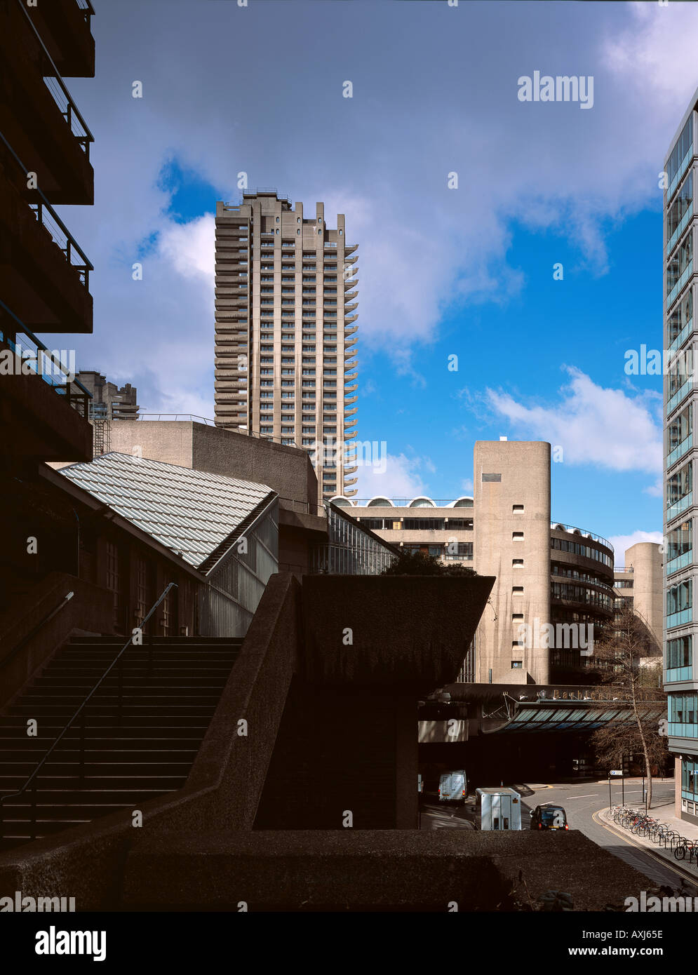 BARBICAN ESTATE 1982, LONDON, UK Stock Photo Alamy