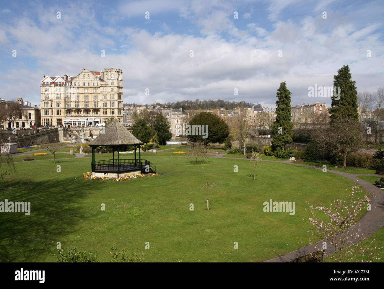 Parade Gardens Park Bath England Stock Photo Alamy