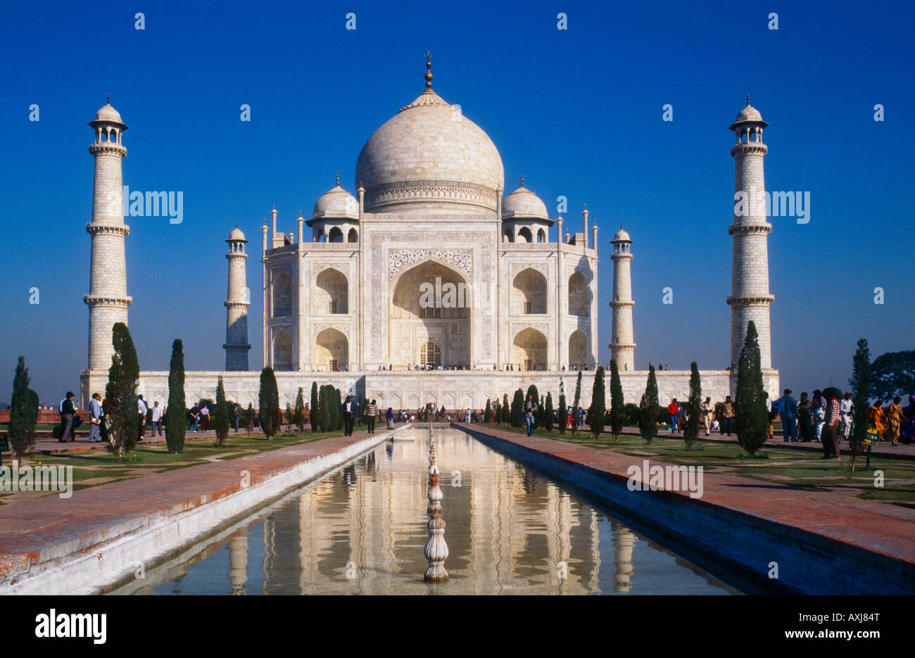 Taj Mahal Agra India Stock Photo