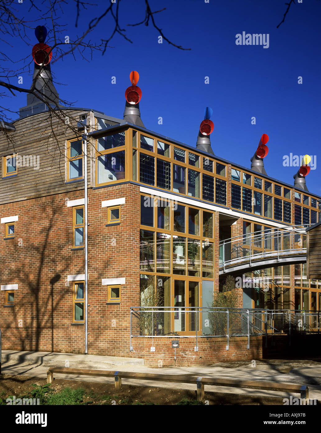 BEDZED BEDDINGTON ZERO ENERGY DEVELOPMENT Stock Photo Alamy