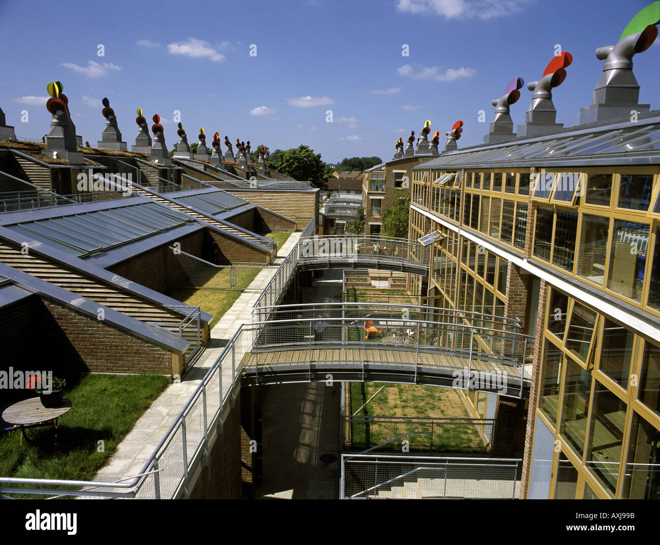 BEDZED (BEDDINGTON ZERO ENERGY DEVELOPMENT), SUTTON, UK Stock Photo Alamy