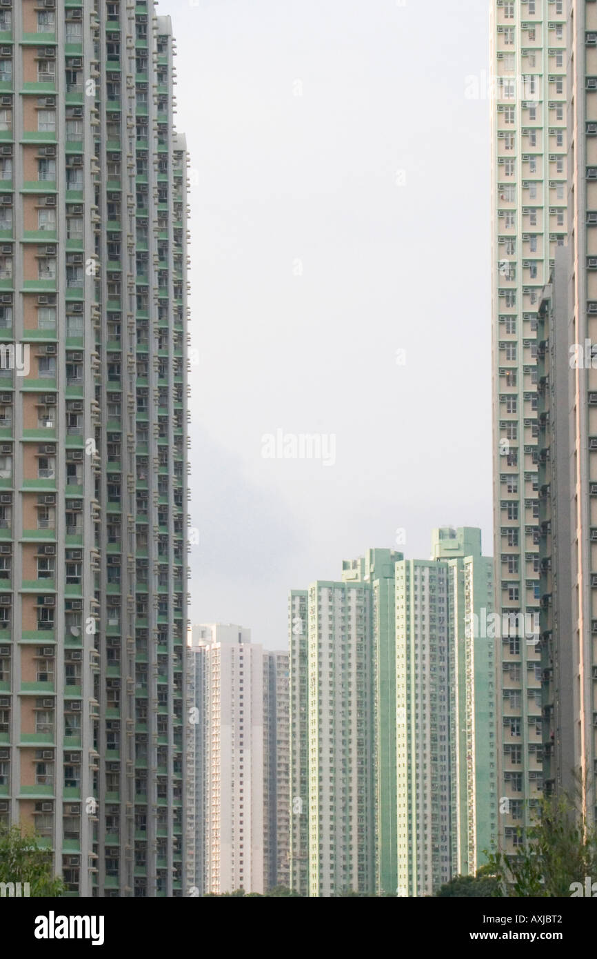 High rise apartment block in Hong Kong Stock Photo - Alamy