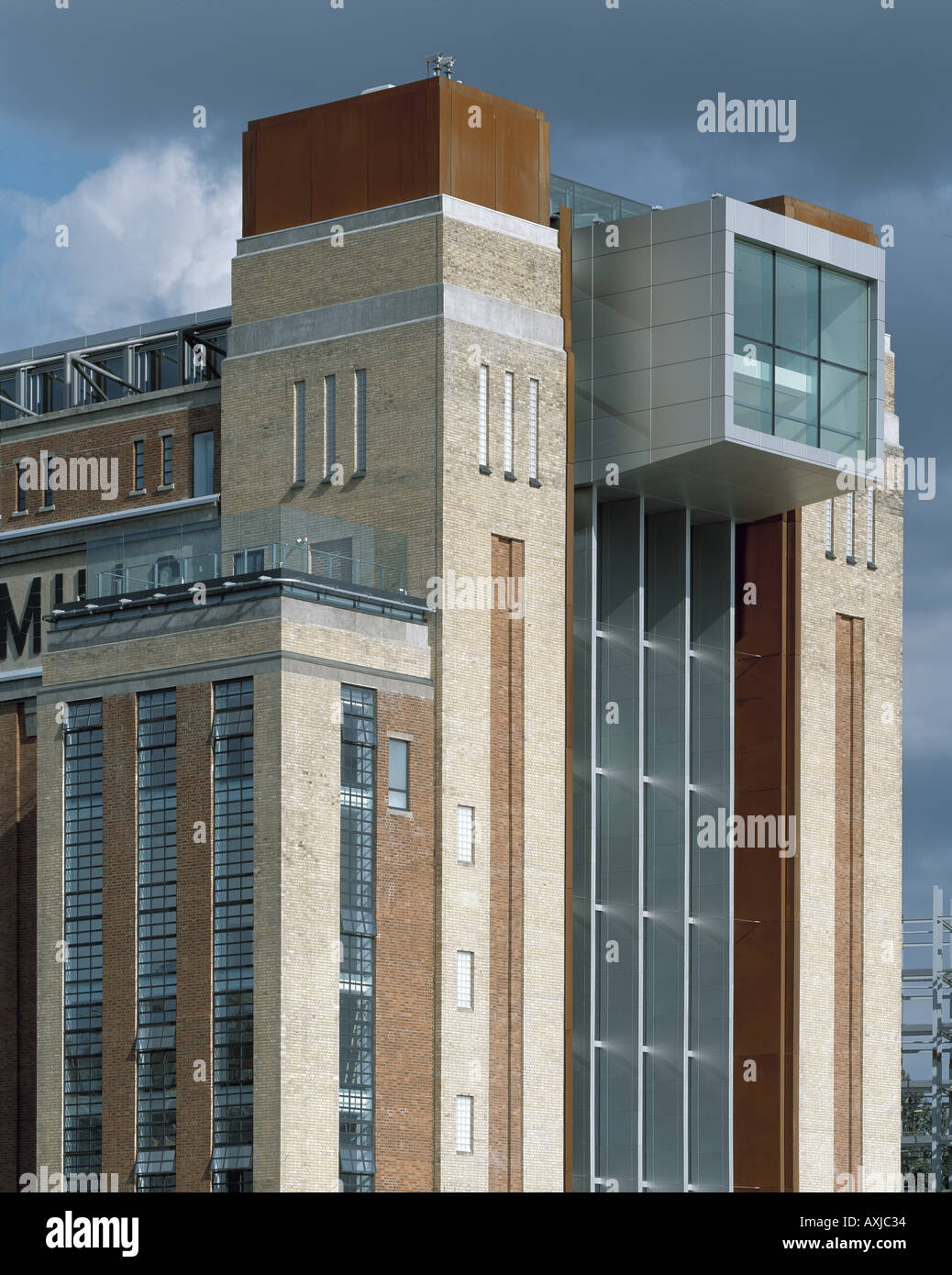 BALTIC FLOUR MILL Stock Photo