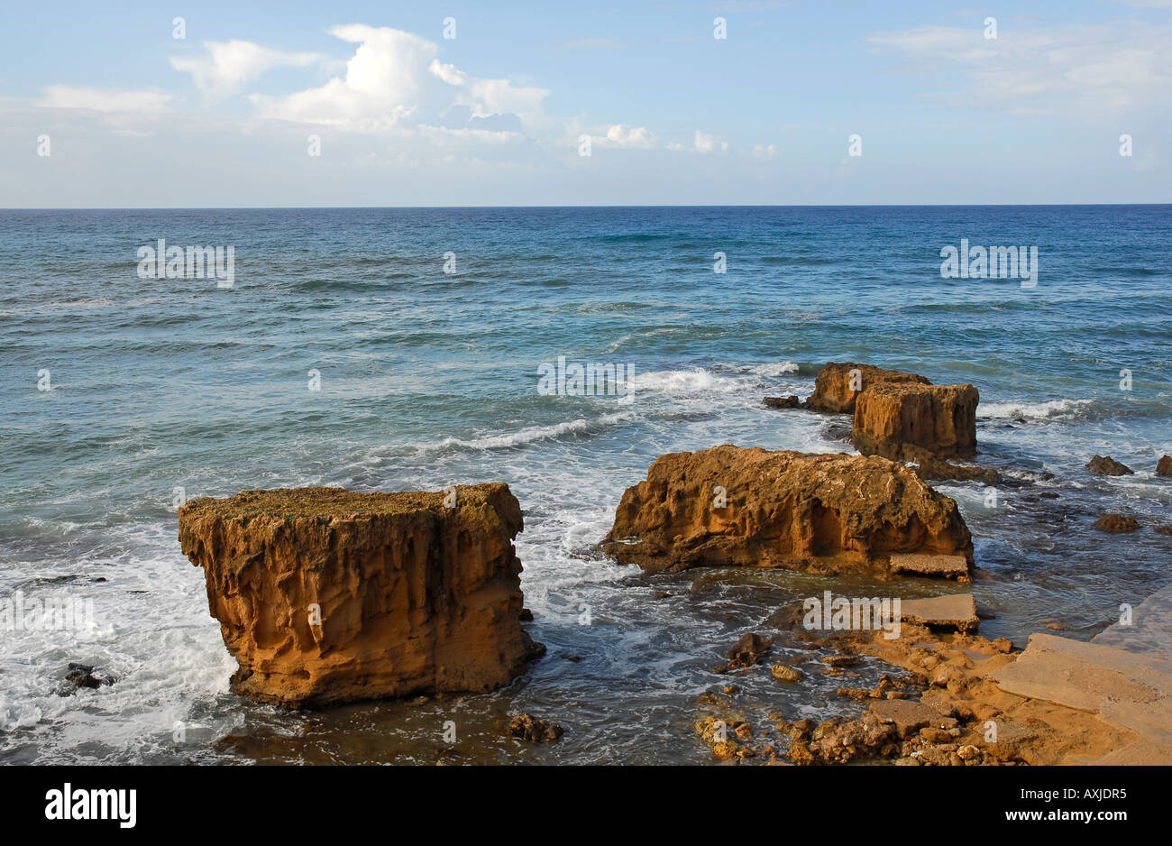 Alghero Coast Stock Photo