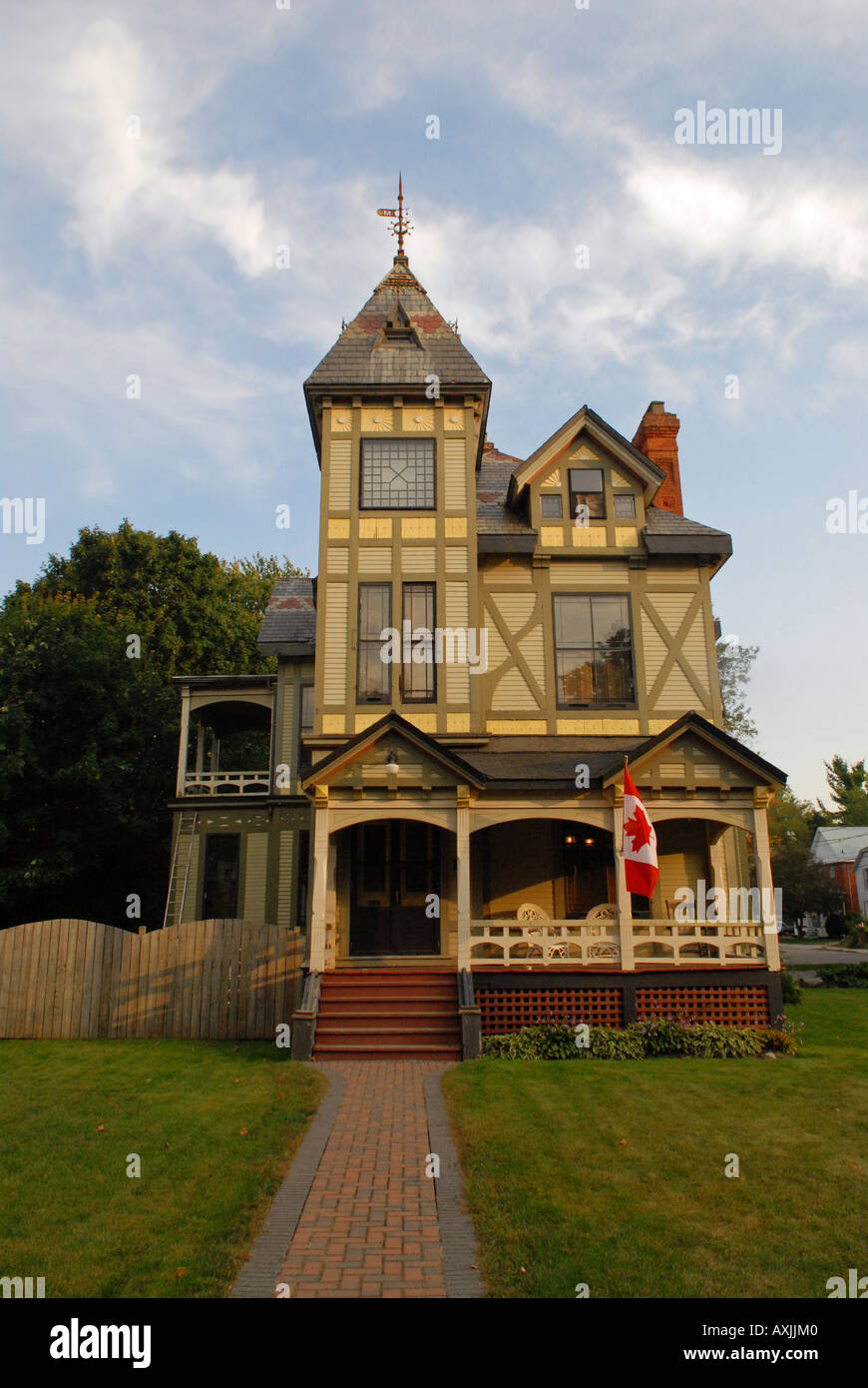 Victorian house Town of Brockville Thousand Islands region Ontario Canada Stock Photo
