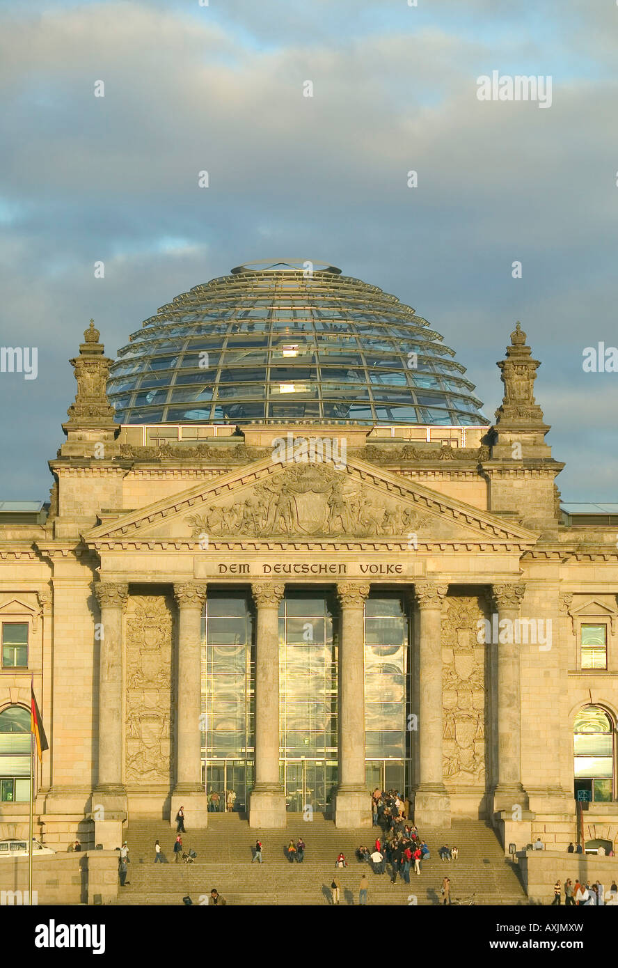 Reichstag in Berlin Europe Germany capital city parliament building