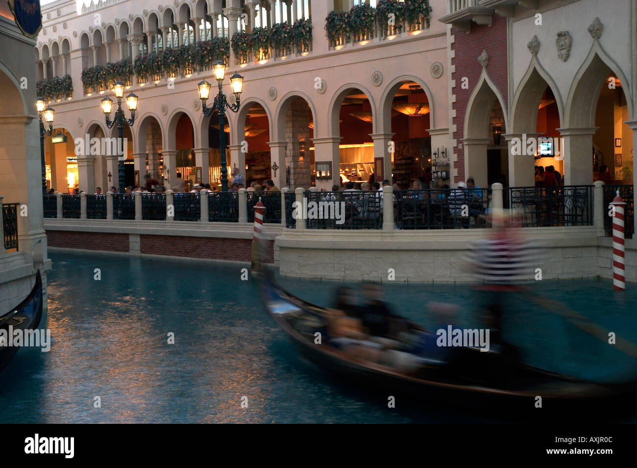 gondola ride Venetian Hotel las Vegas Stock Photo - Alamy