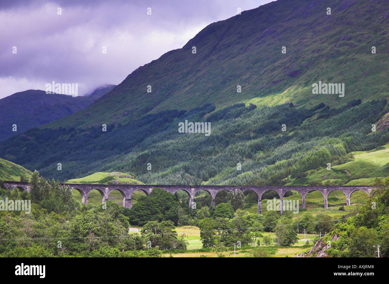 Railway bridge as seen in Harry Potter along The Road to the Isles
