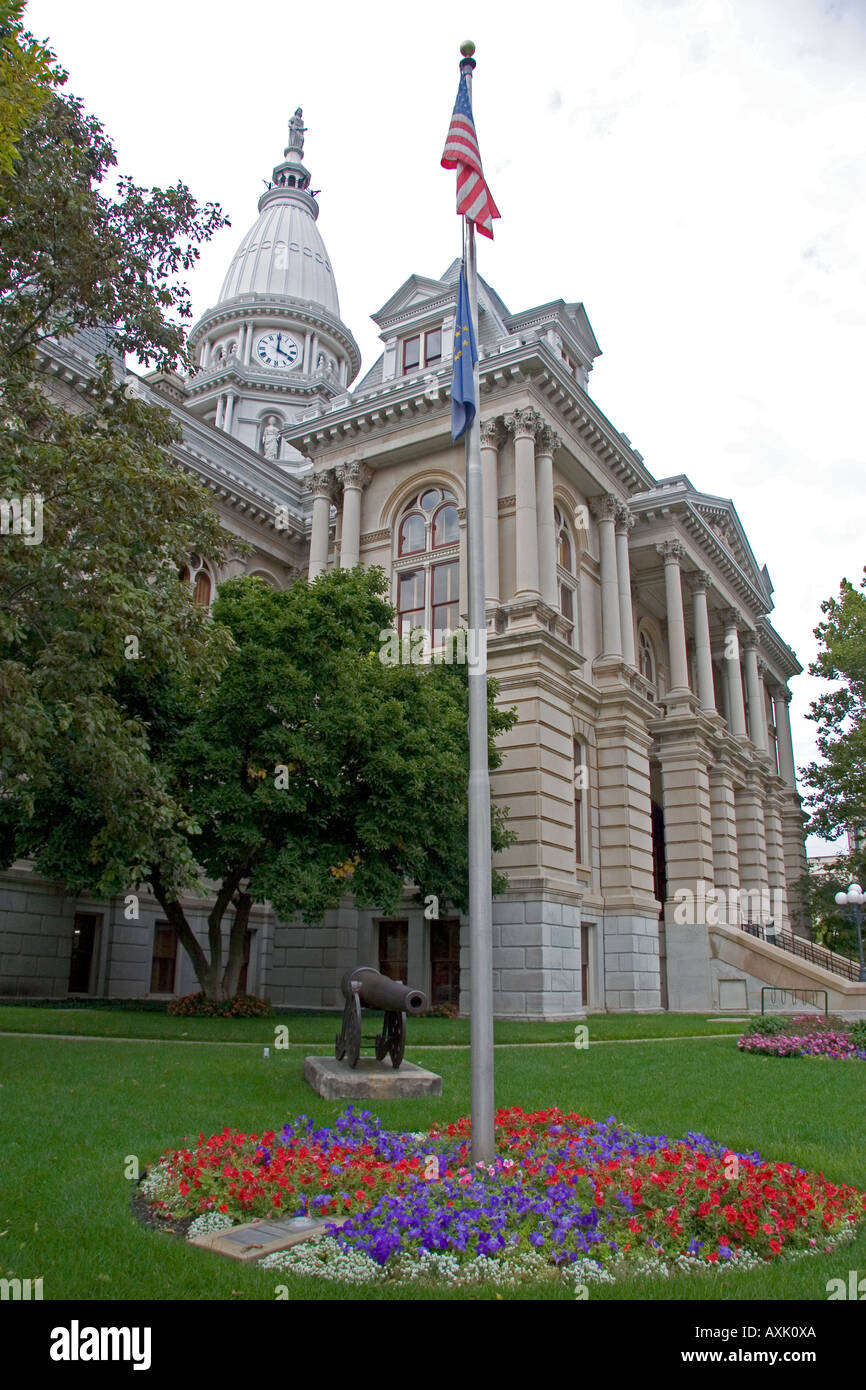 The Tippecanoe county courthouse at Layfayette Indiana Stock Photo Alamy