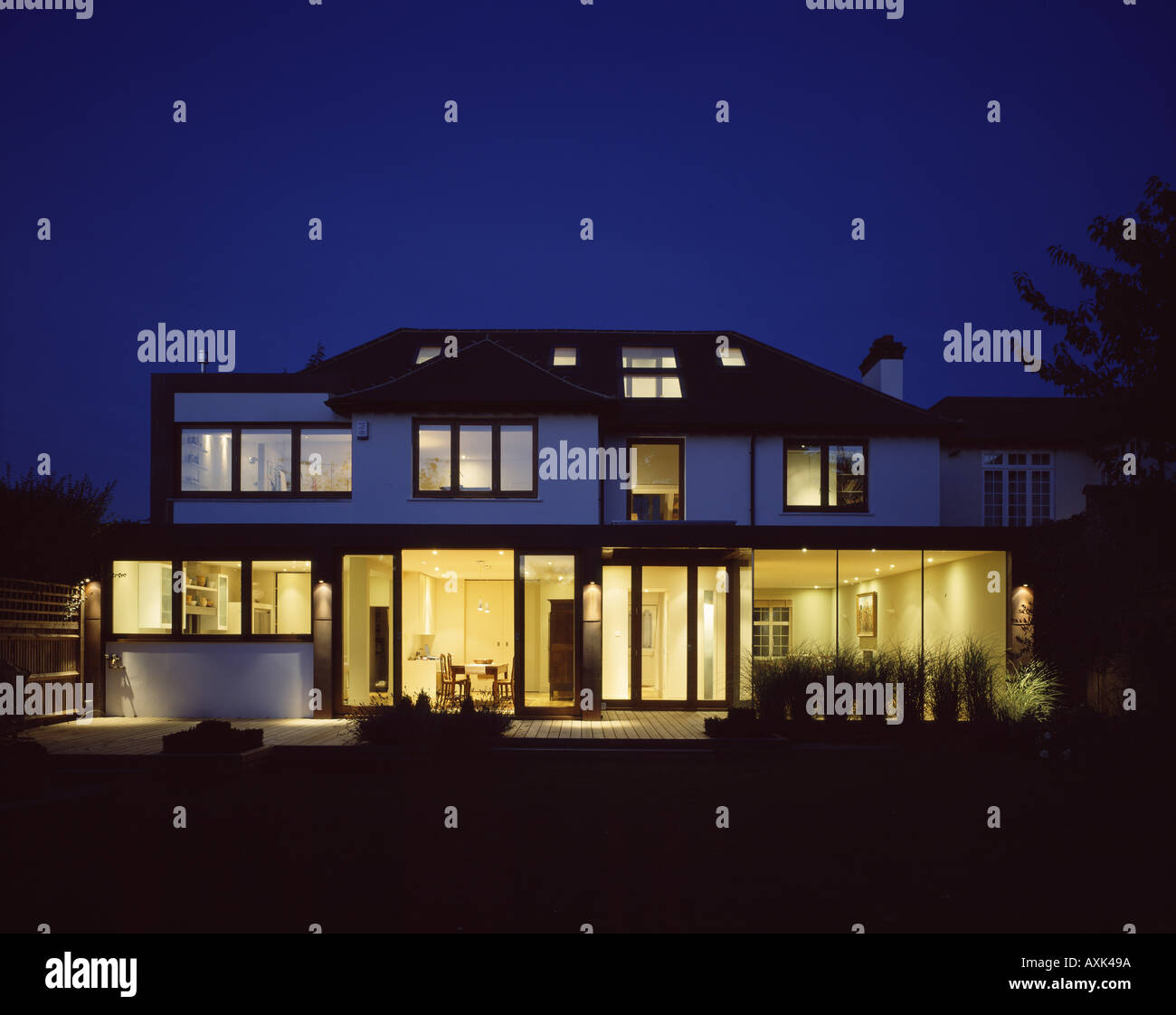 PRIVATE HOUSE Stock Photo