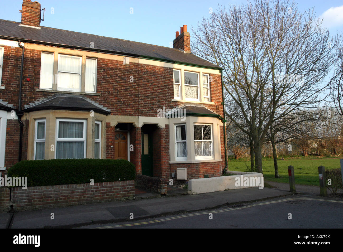 Victorian Edwardian Terrace house, Oxford, Oxfordshire, UK Stock Photo